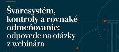Švarcsystém, kontroly a rovnaké odmeňovanie: odpovede na otázky z webinára - Časť prvá